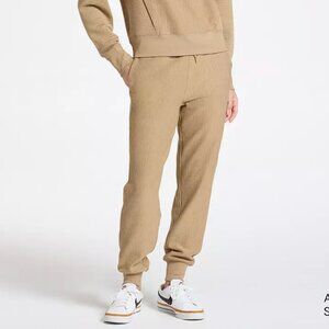 DSG Women's So Soft Ottoman High Rise Fleece Joggers, Medium, Warm Stone, NWT